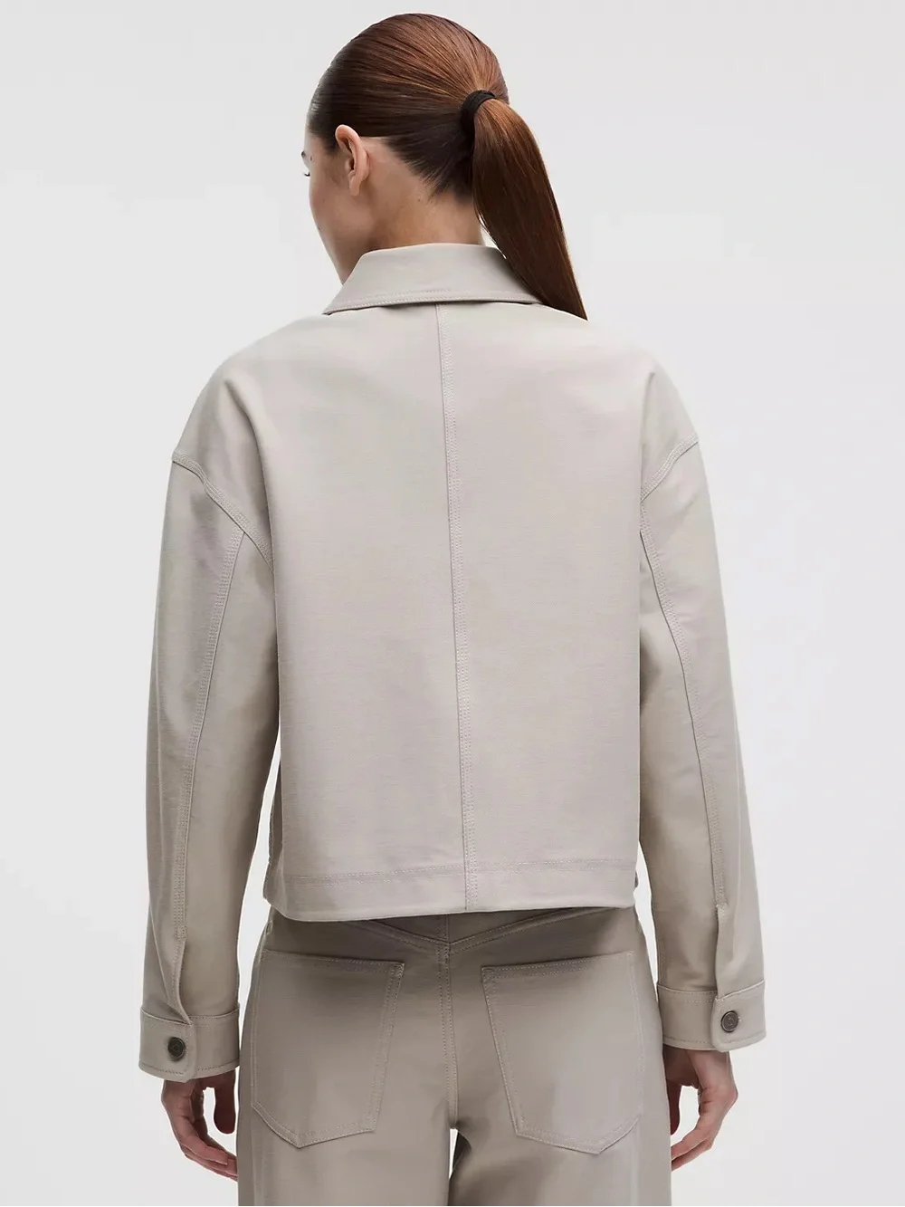 Lululemon EasyFive Jacket Downtown Tan Medium NWT Utilitech Quiet Luxury